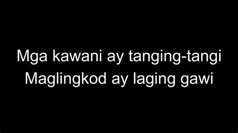 CALABARZON MARCH 2023 Lyrics [VOICE and .